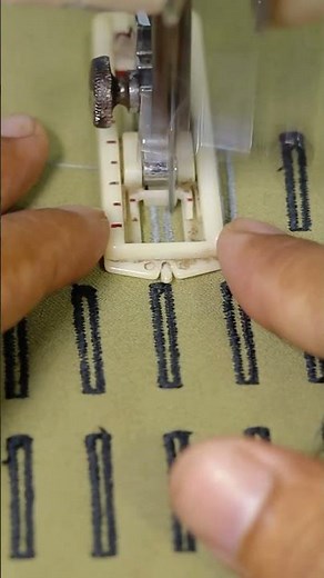 close-up of the easy buttonhole sewing process #sewing #sewingtutorial #buttonhole #59