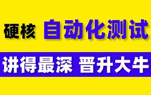 最新版！硬核自动化测试超深度讲解项目实战+源码你要的都有