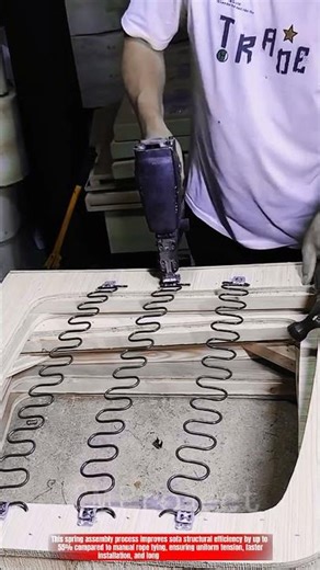 Innovative Sofa Spring Assembly Process : Best Structural Comfort Binding