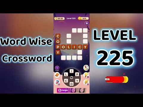 Word Wise Crossword Level 225 🧩 | Smart Crossword Puzzle Walkthrough | Go Answer