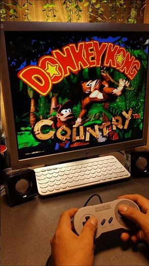 Donkey kong - snes 🥰 #donkeykong