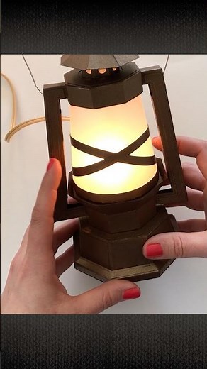 DIY rustic paper lantern #cricut #svgfiles #handmade #cardcreations