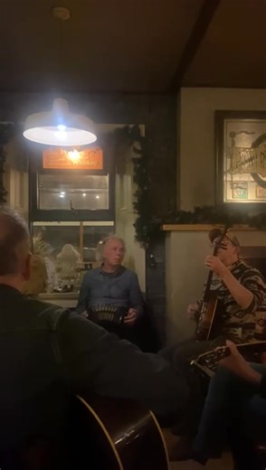 Winter in Doolin. The Fiddle Case and friends Luka Bloom and Christy Mc Namara.. | The Fiddle Case