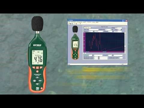 Extech HD600 Data Logging Sound Level Meter - Demo
