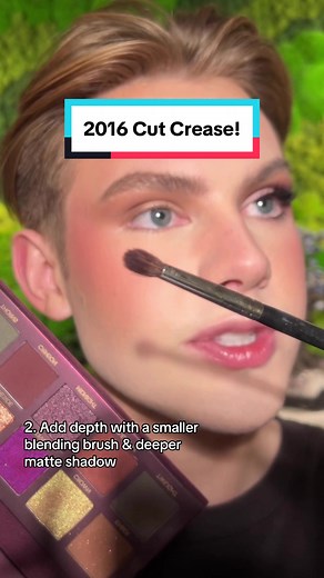 Pushing the 2016 makeup renaissance with an easy cut half crease!❤️For all eye shapes & color stories. What eye look would you like to see next?? #2016 #eyemakeup #cutcrease #makeuptutorial #2016makeup using @Anastasia Beverly Hills Fall Romance & @Dose of Colors Conealer in 3