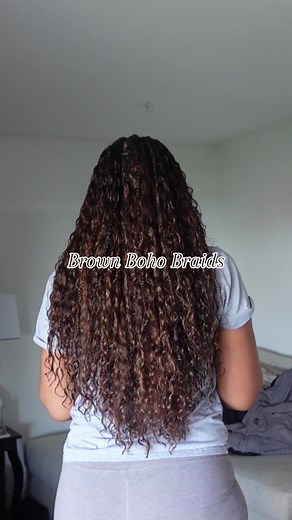 Stunning Brown and Black Boho Braids Tutorial