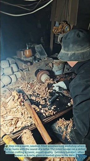 How to Make a Wooden Whiskey Glass on a Lathe! | Amazing Wood Turning