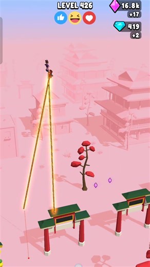 Stilts Man Run 🏃🏻‍♂️Ultimate Leyer Game 🎮 P-426 #rungame #games #asmrsounds #gaming