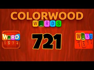 COLORWOOD WORDS Cryptogram level 721