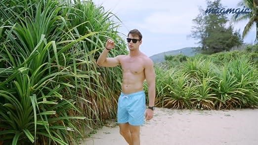 maamgic Comfortable Swim Trunks with Mesh Lining