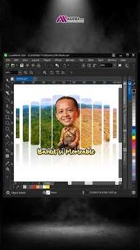 🖼️ CorelDRAW Short Tips: Create Cool Photo Frames Using PowerClip Inside #asifbaart