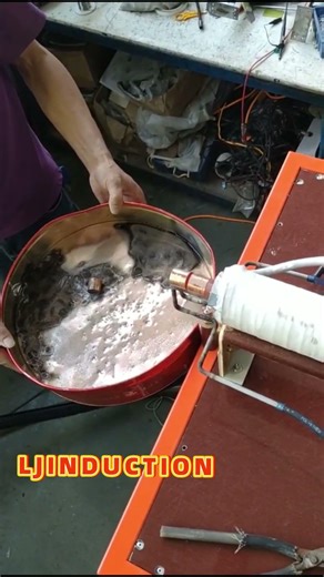 Full Automatic Vibroatory Bowl With Pneumatic Feeding Induction Billet Forging System#machine
