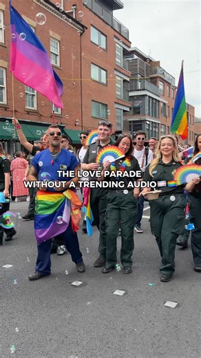 5.6K views · 1.2K reactions | Who needs a sound when our Love Parade is this loud! Manchester you’re truly showing up for LGBTQ+ love and life and we are here for it️‍⚧️️‍ | Manchester Pride | Facebook