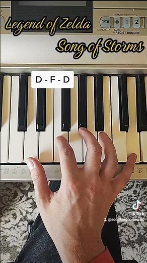 Song of Storms - How to Play - Easy Piano Tutorial