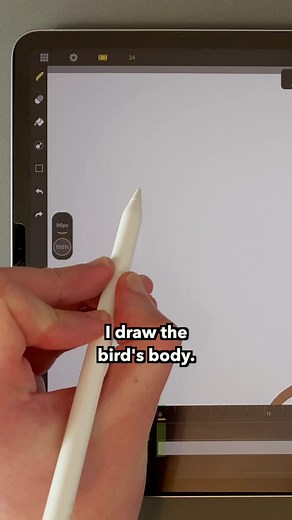 Animate a bird easily with transformation layers and cycles in Callipeg #callipeg #ipadapp #2Danimation #keyframeanimation #howtoanimate