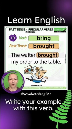 Past Tense of BRING in English ✅ English Pronunciation of BROUGHT