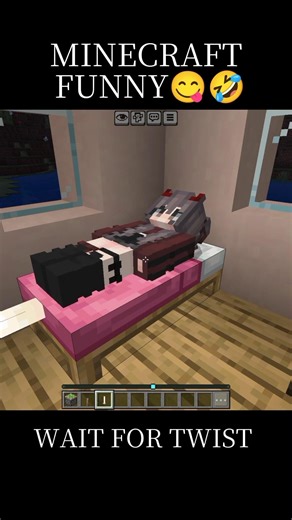 My Girlfriend Slept… So I Did THIS in Minecraft 😈 #short #shorts #viral #minecraft #tiktok #funny