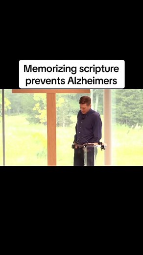 Memorizing Bible passages has incredible effects on the brain! #bibleversedaily #alzheimers #biblestudy #churchtok #stuartknechtle