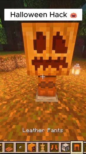 Minecraft Halloween Build Hack🎃😱 #shorts