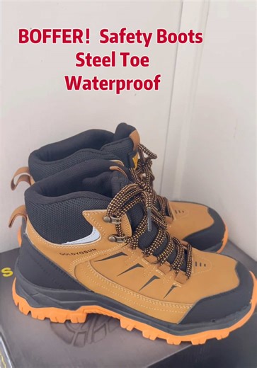 Quality Waterproof Steel Toe Safety Boots