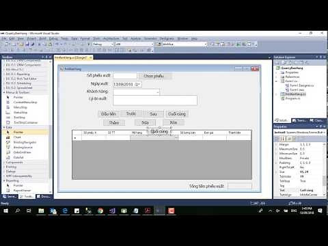Thiết kế giao diện bán hàng (Windows Form) trên Visual Studio .NET