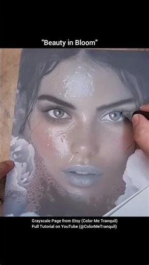 Calming Coloring for Adults 💖 Relaxing Grayscale Art