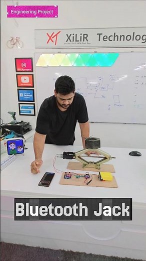 Bluetooth Controlled Motorized Jack | Mechanical Engineering #project #ideas