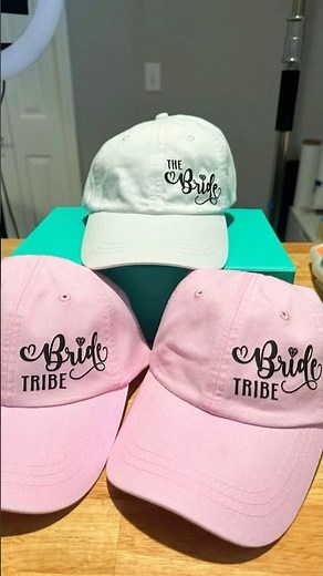 How to press DTF transfers to hats #dtfprints #bacheloretteweekend #customhat