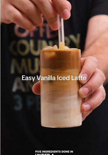 Easy Vanilla Iced Latte Recipe: 5 Ingredients, No Syrup!