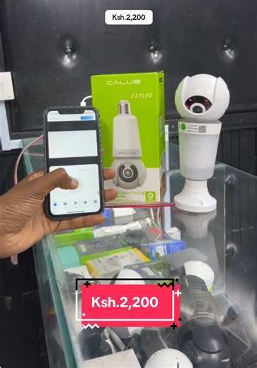 E27 LED Hidden Bulb Camera for Home Security