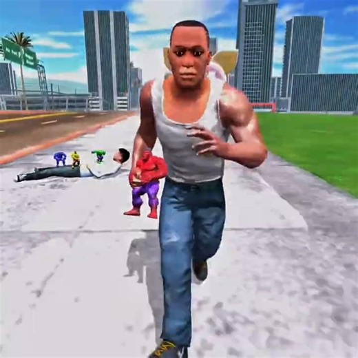 😱 4 Mini Hulks Kidnapped a Man! 💥 Franklin's Epic Revenge Fight – #ibd3d #franklin #shorts #gta