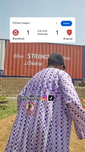 Adeoye Faruke | Arsenal vs Brentford Arsenal ti daran oo 🤣 Oti ku 4 points oo 😫😅 #arsenal #brentford #1vs1 #madueke #potter | Instagram