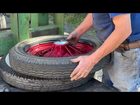 Changing, installing Model A tires