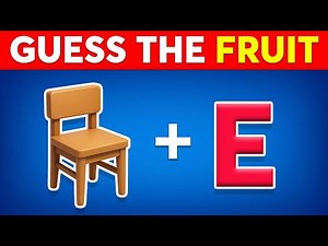 Can You Guess The FRUIT By Emojis? 🍎 Emoji Quiz Challenge 2025