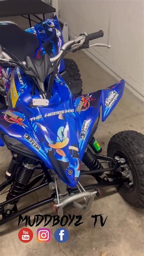 Roland Jenkins on Instagram: "#yfz450 #yfz450r #sonic #sonicthehedgehog #graphickit"