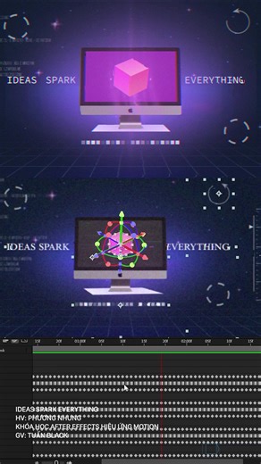 Ideas Spark Everything - Nguyễn Trần Phương Nhung - Keyframe #motion #aftereffects @Keyframe Multimedia School