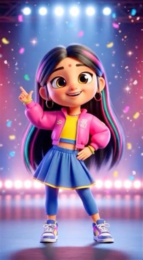 Gen-Z 3D Animated Girl Dancing Hindi Song 💃🔥 | Viral 3D Animated Girl | 3D Animation Cartoon Kids