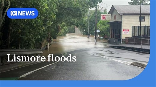 Flooding in Lismore after ex-Tropical Cyclone Alfred