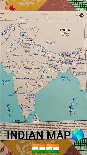 🚀 “Every Indian should know this map!” #map india map,map of india