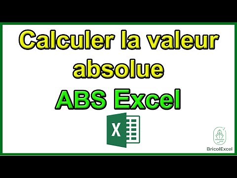 Comment calculer la valeur absolue ABS sur Excel