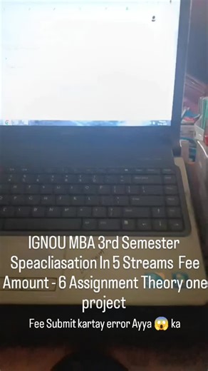 IGNOU-KU-CLUSTER -BOSE-UPDATES BY DAR BASIM (MBA) on Instagram: "IGNOU MBA 3rd Semester Speacliasation In 5 Streams Fee Amount - 6 Assignment Theory one project Aur Ist Sem MBA ki Books 📚 Donate Huwi"