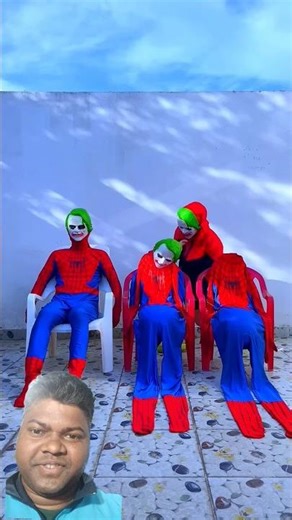 joker Spider-Man challenge game #funny #spiderman #hulk #marvel #memes #mtb