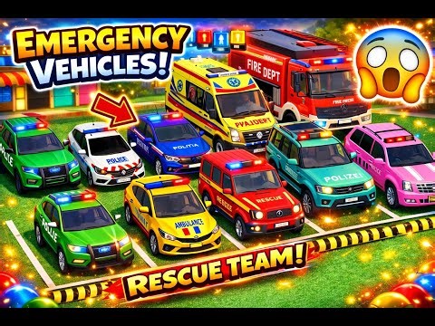 INSANE LOADING 😱 Police Cars, SWAT & Ambulance Giant Truck 2026