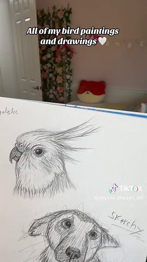 What's your favorite bird? #bird #watercolor #aesthetic #painting