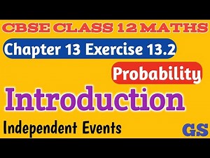 Chapter 13 - Exercise 13.2 Introduction Probability - CBSE Class 12th Maths in Tamil - GS