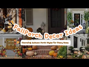 112+ Fall Porch Decorating Ideas 2025 | Pumpkins, Mums & Farmhouse Front Porch Decor