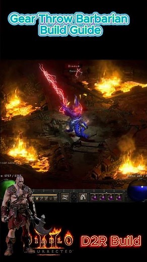 Gear Throw Barbarian Build Guide #diablo2resurrectedbuild