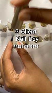 Come Do 3 Press Ons Sets With Me #nails