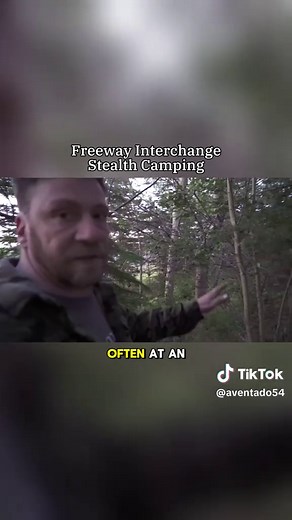 Stealth Camping on a Sloping Surface