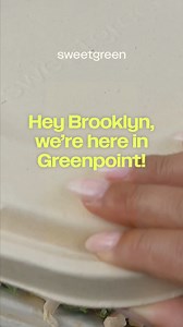 It’s the moment you’ve been waiting for! Sweetgreen Greenpoint is now open. Not sure where to start? Try the fan-favorite Harvest Bowl. | sweetgreen